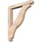 Ekena Millwork Funston Arts and Crafts Smooth Bracket w/ Offset Brace, Douglas Fir, 5 1/2"W x 38"D x 44"H BKT0604X38X44FST03SDF - alternate 1